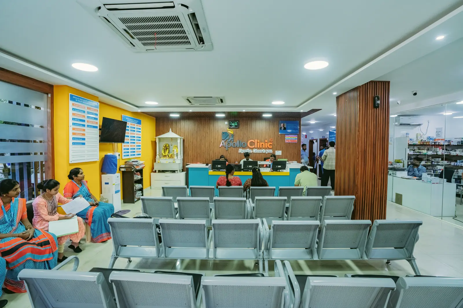 Clinic reception designer