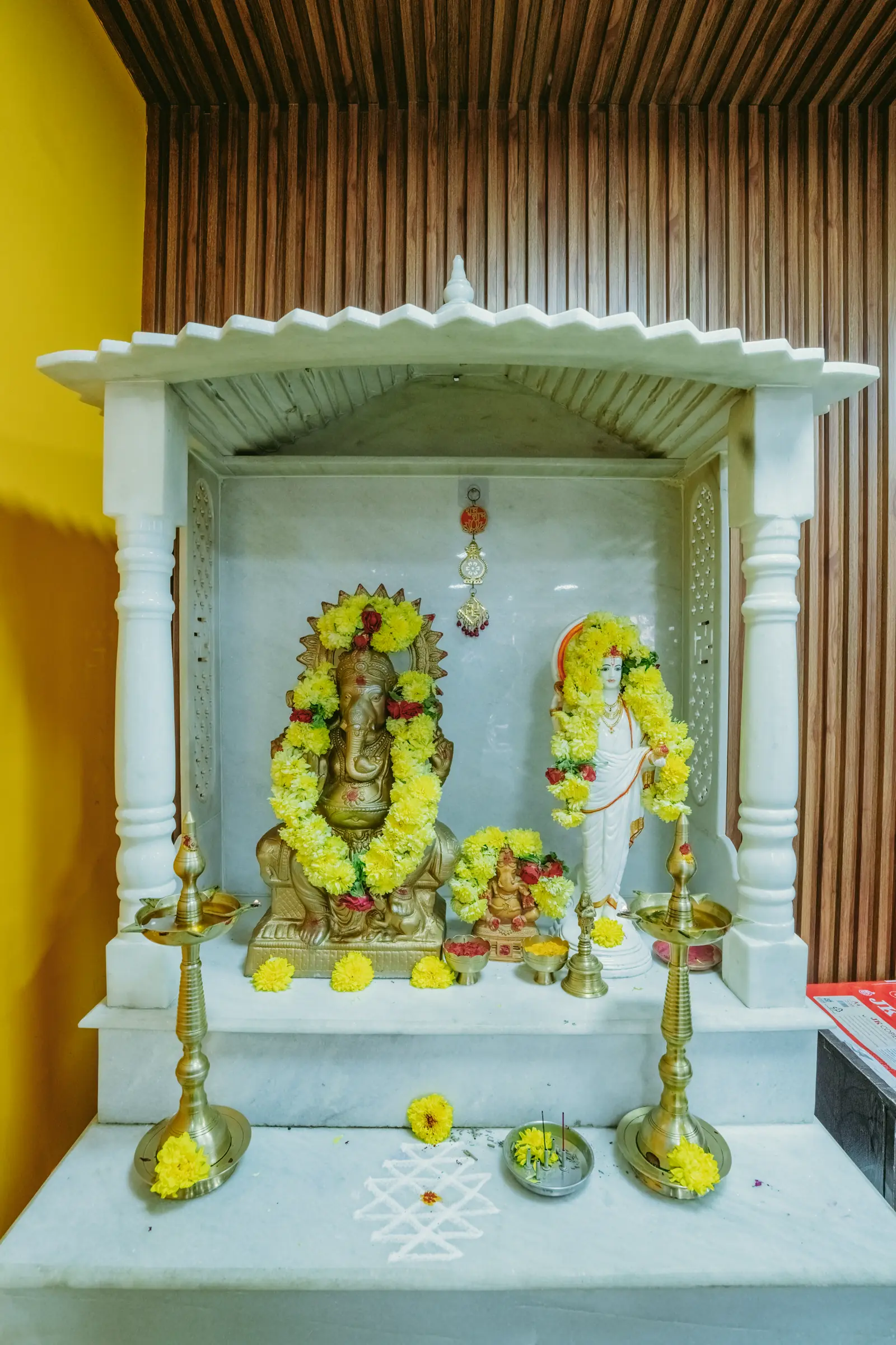 Pooja unit interior design
