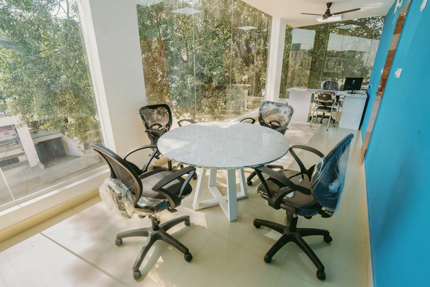 Meeting space at Karmika Seva Kendra