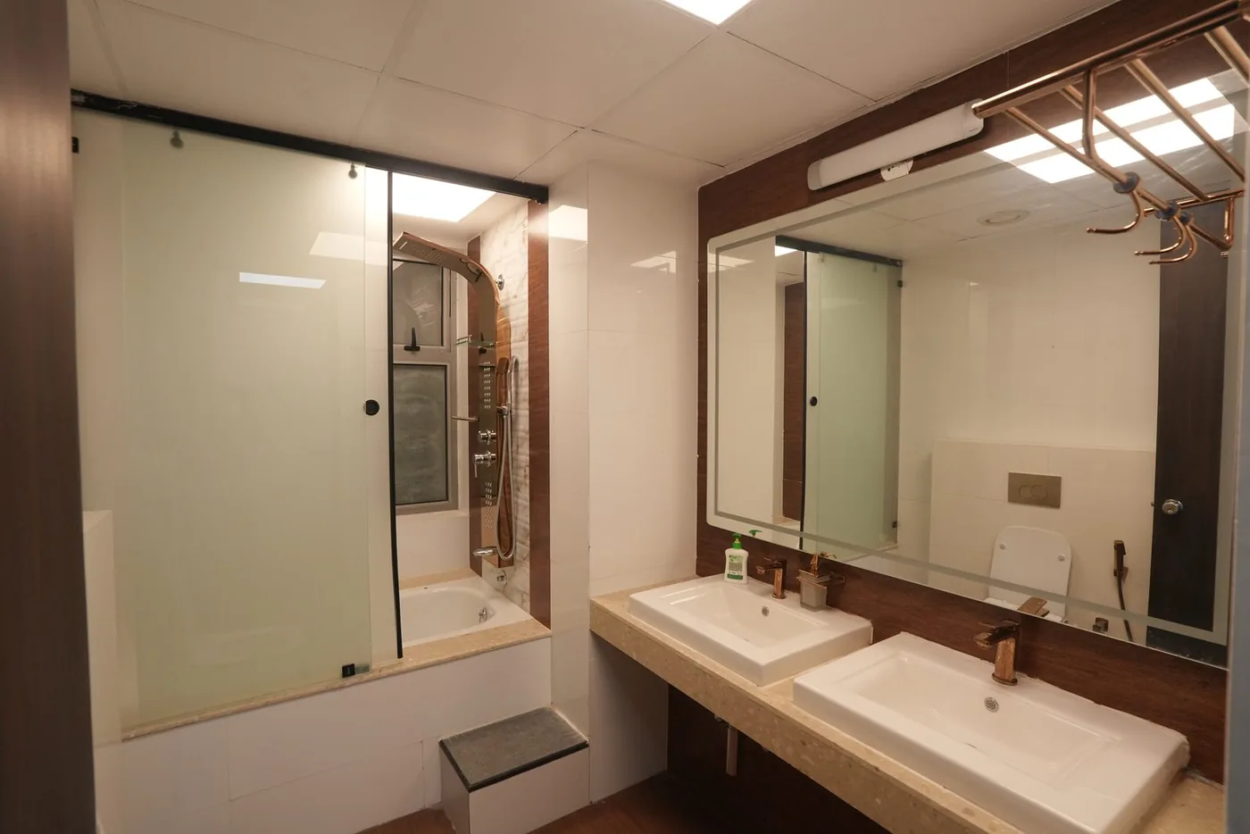 Bathroom detail at Mantri Pinnacle