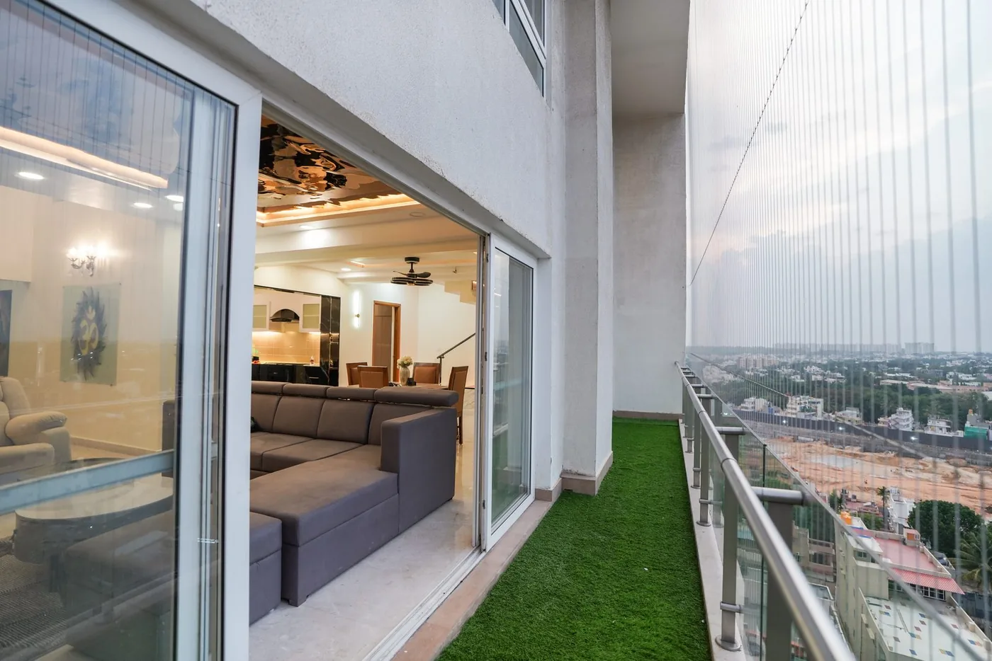 Balcony at RMZ City-View Residence
