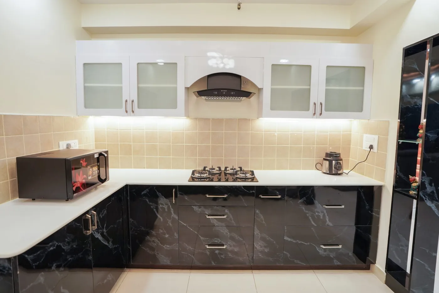 Kitchen at RMZ City-View Residence