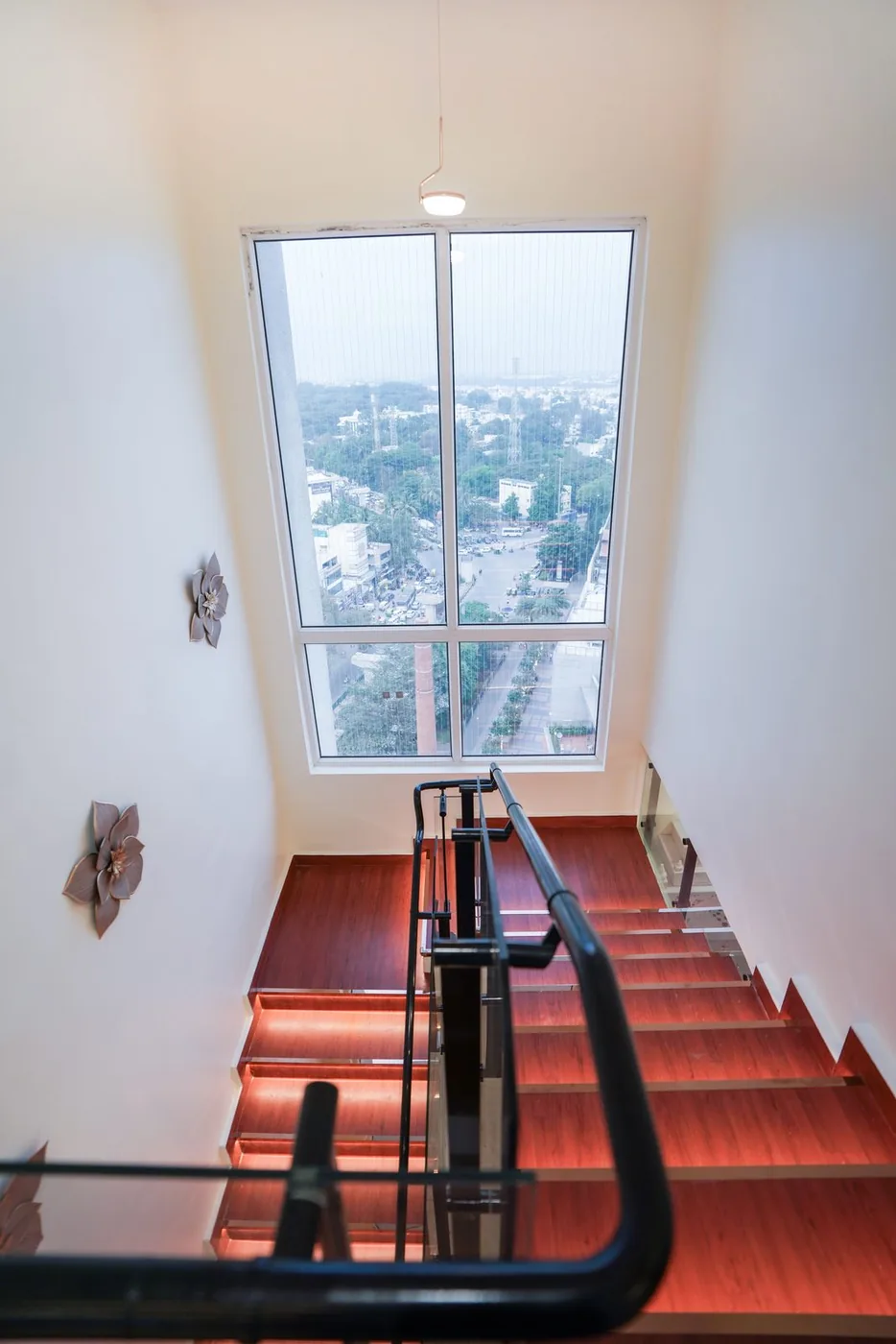 Stairwell glazing at RMZ City-View Residence
